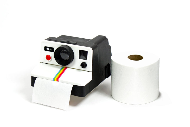 doiy chinka Polaroll Instantly at Hand 80S Style Retro Camera Toilet Paper Roll Holder