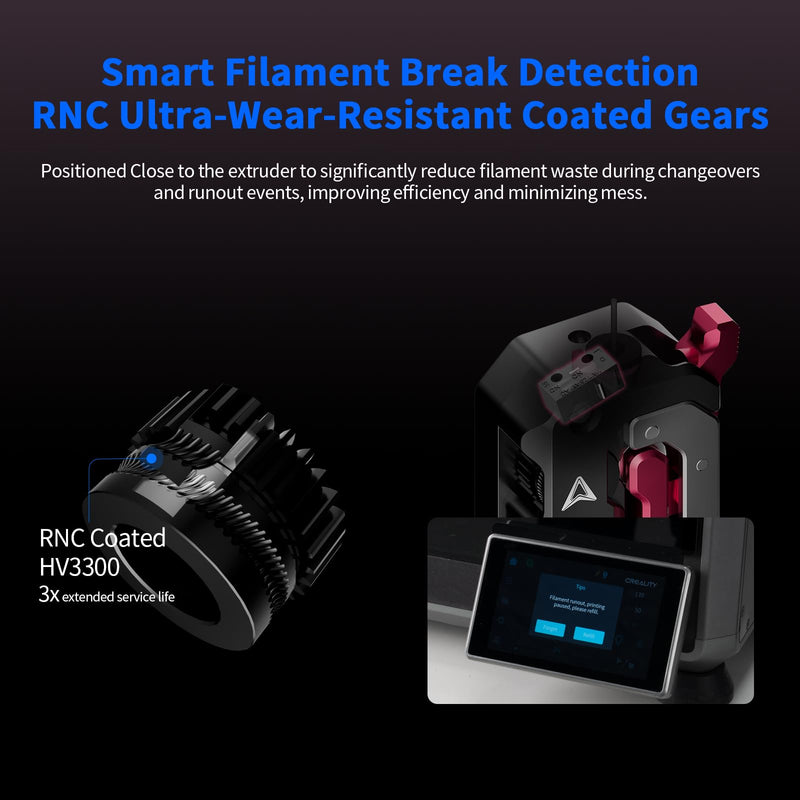 Upgrade for Phaetus DXC Extruder for K1/K1C/K1 Max SE: Direct Drive Helical Gear Smooth Feeding Extrusion Replacement - Support 1.75mm Filament Ensure Stable Printing 3D Printer Accessories