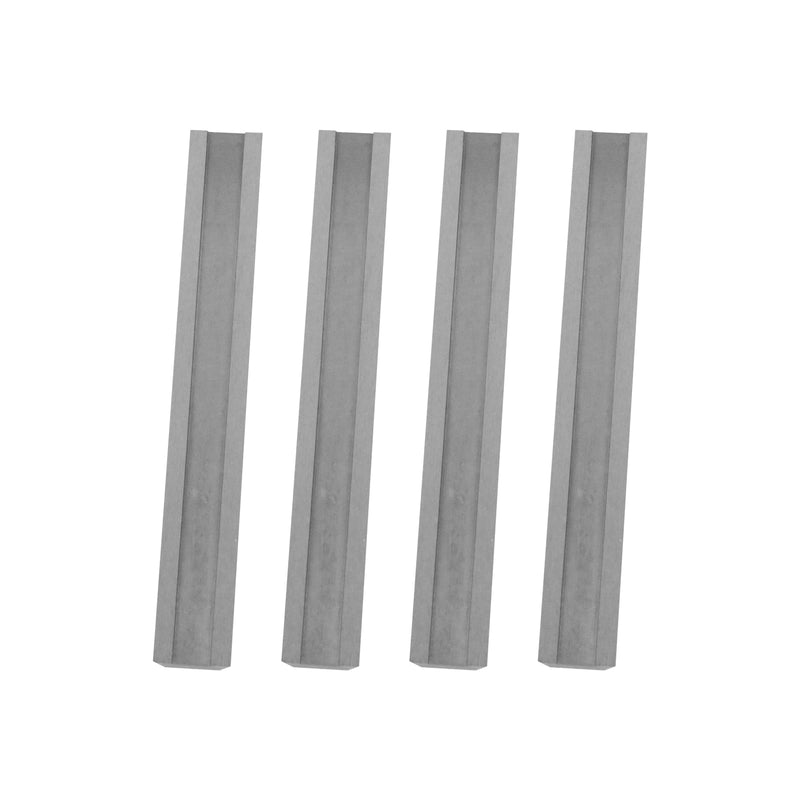 2.5" Carbide Paint Scraper Blades, Double-Edged Reversible Replacement Tungsten Steel Blades, Fit for 2.5in scraper, for Removing Paint, Wood, Glue and Grout - 4pcs 4pcs 2.5"