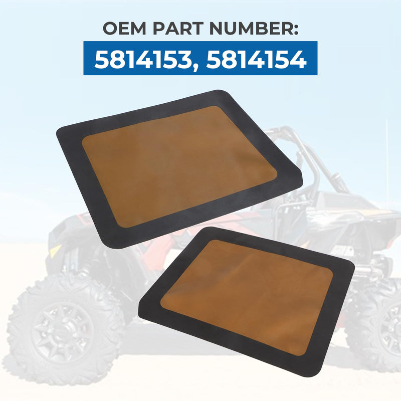 Air Vent Cover for Polaris Ranger 1000 900 Crew XP,2 PCS Air Flow Vent Grille Protection Anti-Blocking Protector Accessories Fit(Right + Left)