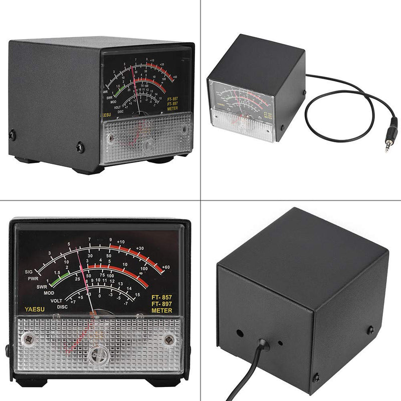 Zerone External S Meter SWR Power Meter for FT-857 FT-897, Multi-Function Receive Display Monitor for Radio Signal Transmission Measurement Ham Radio Accessory