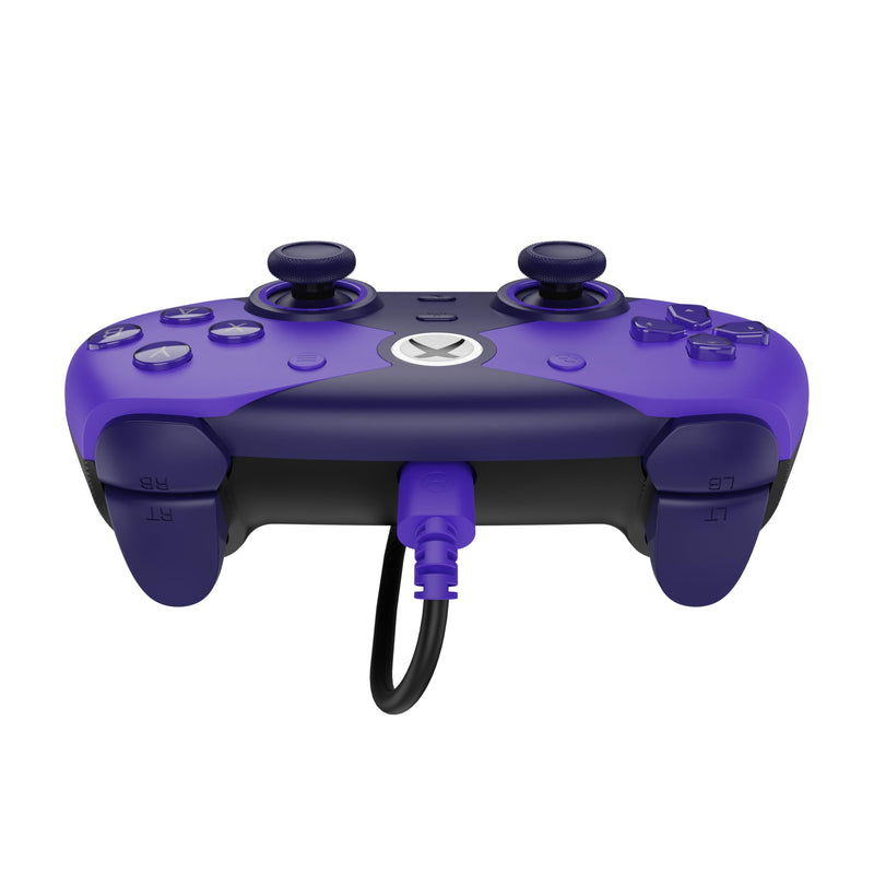 Hyperkin The Competitor Wired Controller for XBOX Series X|S, XBOX One & PC with Hall Effect Joysticks & Impulse Triggers; Symmetrical Layout & Precision D-Pad - Officially Licensed XBOX - Murasaki (Purple) Purple