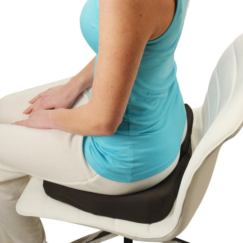 Contour Kabooti Donut Seat Cushion, 3-in-1 Design with Center Cutout for Tailbone Pain, Sciatica and Hemorrhoids Original