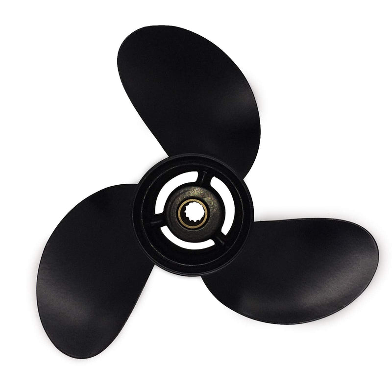 8.5x7.5 8.5x8.5 8.5x9 8.5x9.5 Aluminum Propeller for Tohatsu Mercury Nissan Outboard Motor 12 Tooth 8 1/2x7 1/2 8 1/2x8 1/2 8 1/2x9 8 1/2x9 1/2