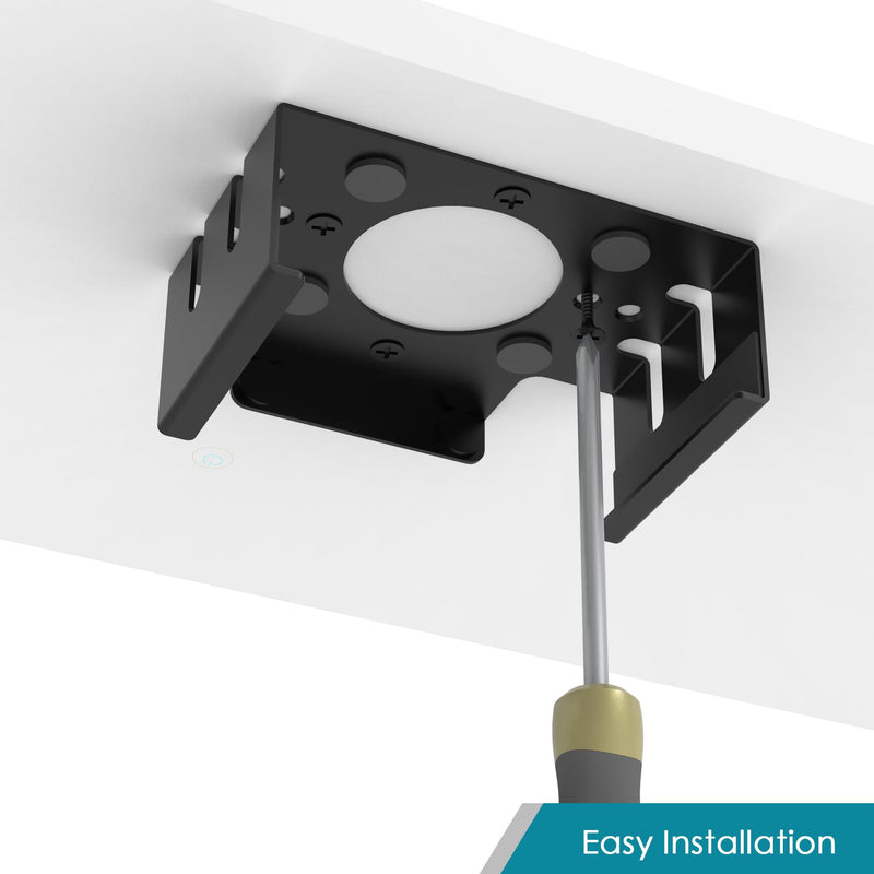 All Metal Mount Holder Bracket for Mac Mini M4/M4 Pro 2024, Under Desk or Behind The Monitor
