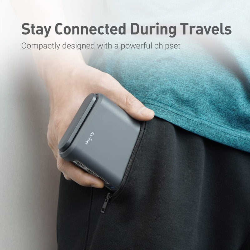 GL.iNet GL-A1300 Pocket VPN Travel Router - Portable Wi-Fi Router for Travel, Easy to Set up, Connect to Public & Hotel Wi-Fi login Page 1