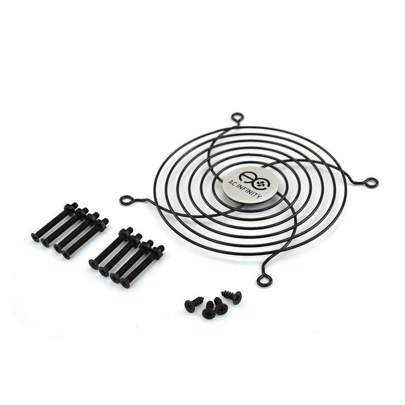 AC Infinity Ventilation Grille, for PC Computer AV Electronic Cabinets, Also mounts one 120mm Fan 6 Inch