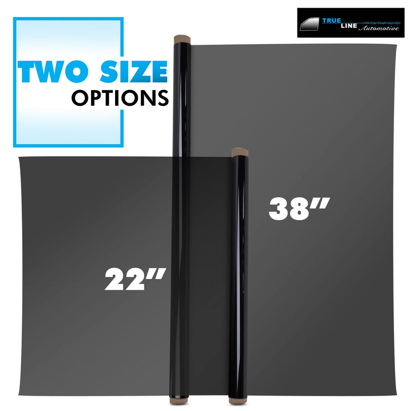 TRUE LINE Automotive Nano Ceramic Window Tint Film Roll 99% UV Rejection IRR80 (5% 38'' Wide 10' Long) 5% 38'' Wide 10' Long