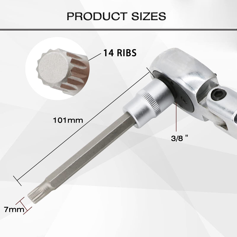 DSG Gearbox Clutch Motor Electromechanical Unit Unlocking Tool for Ford DPS6 / 6DCT250 Focus Car Motors Transmission Ford Focus DPS6 Clutch Reset Actuator Tool 3/8 Drive