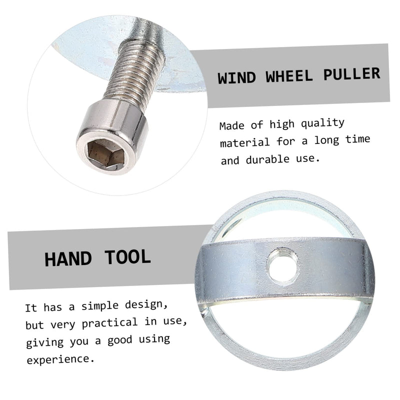 Operitacx Blower Fan 1 PC Puller Steering Wheel Puller Steel Hand Tool Metal Wind Wheel Disassembly Tool Steel Silver Blower to Disassemble Hand Tools