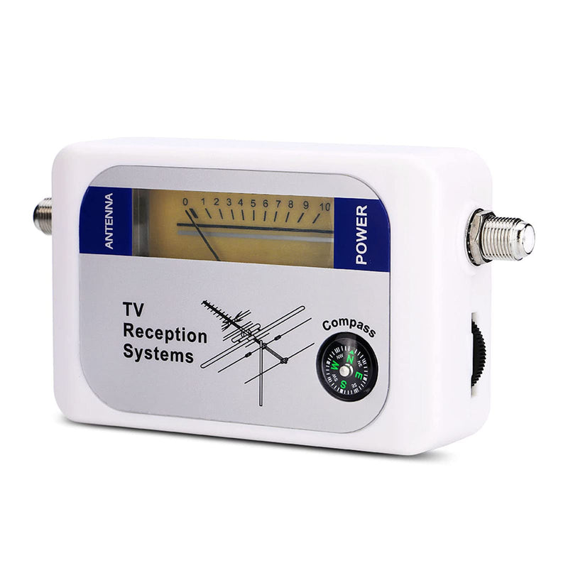 HEITIGN Mini Finder Digital Aerial Terrestrial TV Antenna Strength Meter Detector Receiver Frequency Range 170-860MHz