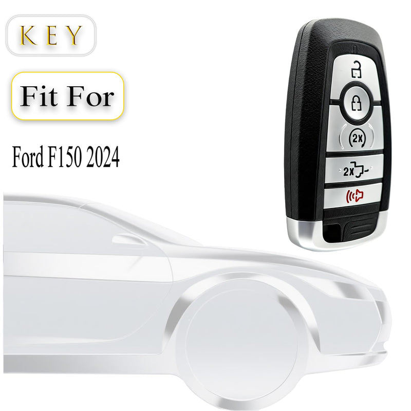 Keyless Entry Remote Control Smart Key Fob for Ford F150 2023-2026 | XYSKJFOB Proximity Key Fob Replacement for Ford F150 2023 2024 2025 2026 M3N-A3C0108397 164-R8370 164-R8330 PC3T-15K601-BA