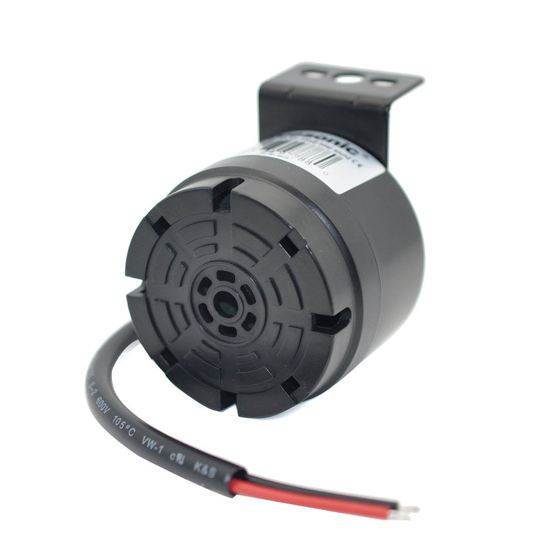 Universal 12-24V 100dB Waterproof Back-Up Alarm (Black-1 PCS) Black-1 PCS