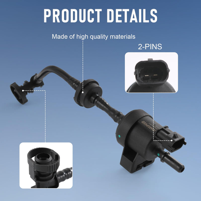 Vapor Canister Purge Valve Compatible with Chevy Cruze Sonic Trax Buick Encore 1.4L L4 Engine 2012-2019, Replace 55573017 911-409