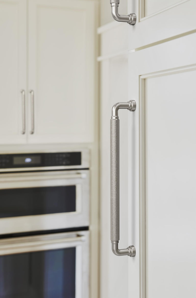 Amerock Collet 8-13/16 inch (224 mm) Center-to-Center Satin Nickel Cabinet Pull, BP37686G10