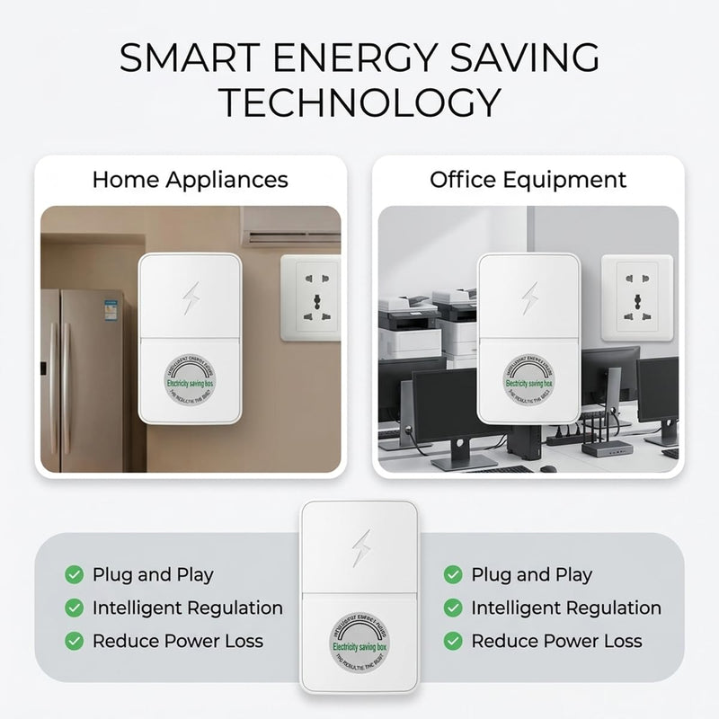 4 Pack Stopwatt SmartPlug Device, Stop Watt Device Plug-in for Home & Office US Plug 90V-250V 30KW