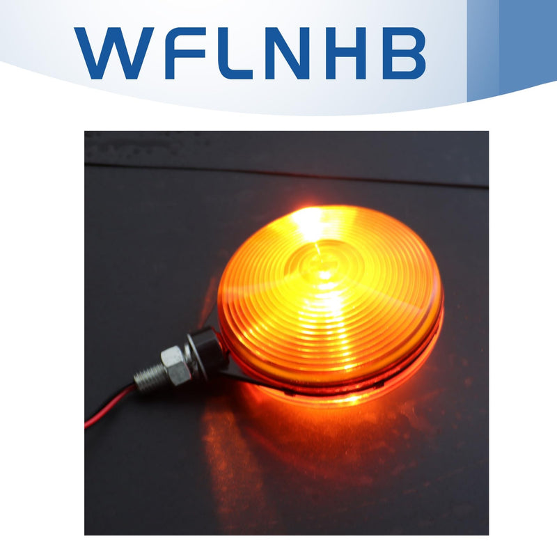 WFLNHB Tractor Amber Warning Light,Replacement for 3C081-75870 W9501-6600 New Hazard Light Replacement For Kubota Tractor B L M Series