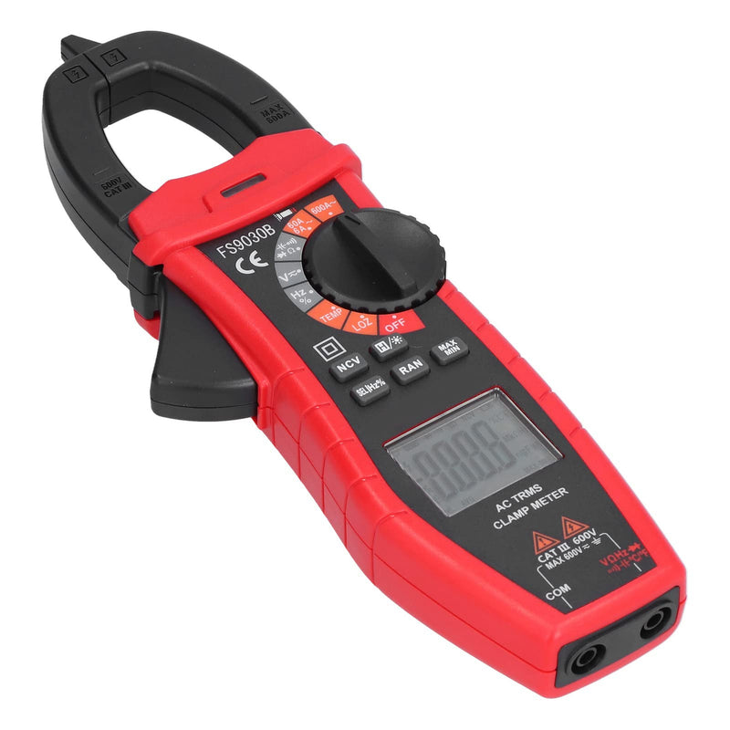  [AUSTRALIA] - Multimeter,FS9030B AC Clamp Meter Digital Multimeter Intelligent Voltage Current Tester Clamp Ammeter