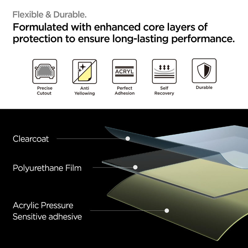 Spigen Auto Paint Protection Film [PlatinumShield] Designed for Tesla Model 3 / Y Door Handle