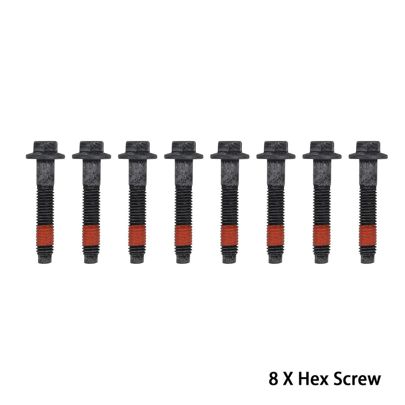 Exhaust Manifold Hardware Kit Fits for Dodge Dakota Durango Ram 1500 Chrysler Jeep Grand Cherokee Replaces# 6505257AA 6504331 Exhaust Manifold Bolt & Stud Nut Set