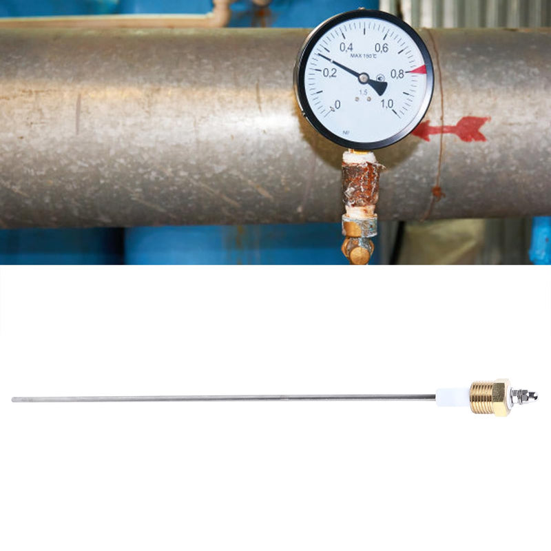 Boiler Water Level Probe Sensor Electrode Rod 1 Pin G1/2 Brass PTFE Stainless Steel Sturdy Boiler Sensor Replacement