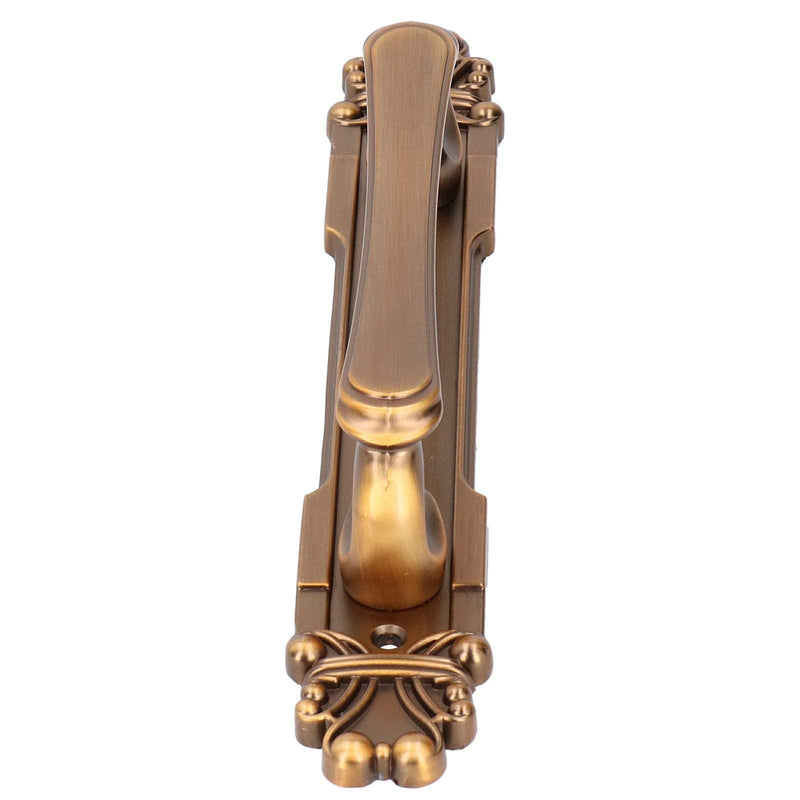 Fdit Zinc Alloy Cabinet Handle, Antique Surface Mount Door Pull 280mm with 195mm Hole Distance European Style Furniture Hardware for Wardrobe Drawer Closet