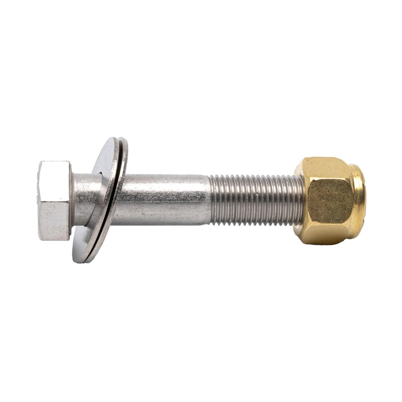T-H Marine Jack Plate Bolt Kit – ½-20 x 2-3/4” Fine Thread Bolts with Shoulder – Stainless Steel – Includes Lock Nuts & Washers – Mounting Hardware for Outboard Motors
