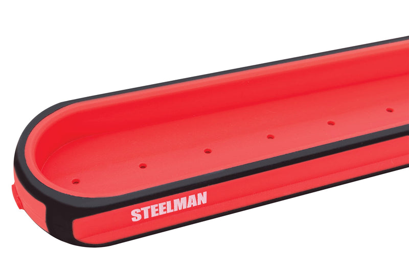 Steelman 3-Piece Magnetic Socket Storage and Parts Accessory Tray Set, Small (6-Inch), Medium (12-Inch), and Large (18-Inch) (75108) 3-pcs Small(6-Inch) Medium(12-Inch) Large(18-Inch)
