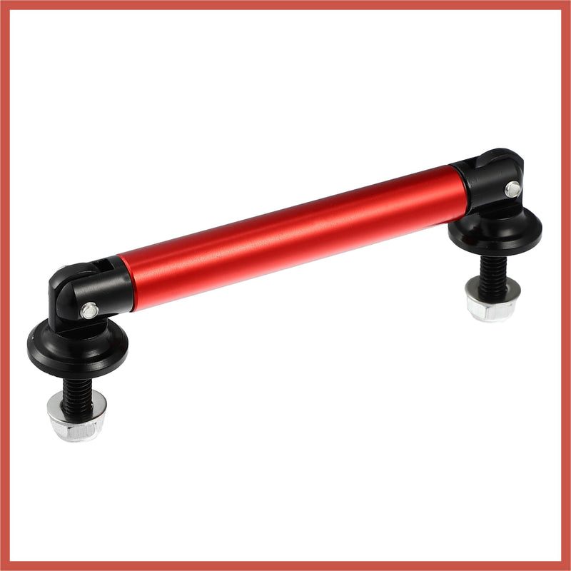 ACROPIX 1pair 75mm 2.95" Splitter Support Rods Adjustable Front Rear Bumper Lip Splitter Strut Rod Tie Support Bars Fit Most Vehicle Red Car Parts