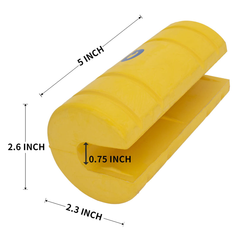 Boat Transom Support Saver with 2 Pcs Trailering Motor Locks for Marine Outboard Engines with Single Ram Tilt Trim Systems Yellow