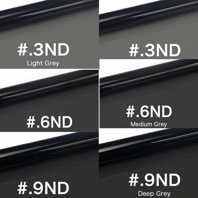 6 Sheets Lighting Neutral Density Gels Filter,ND3 ND6 ND9 Light Gel Polyester ND for Photo Studio Video Flashlight Led Photography 16x20 inches