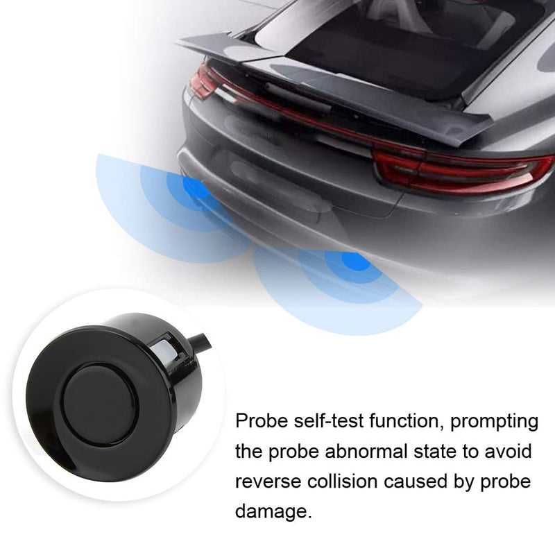 Car Parking Sensor 12V DC Reversing Kit Warning Sound Indicator Probe System