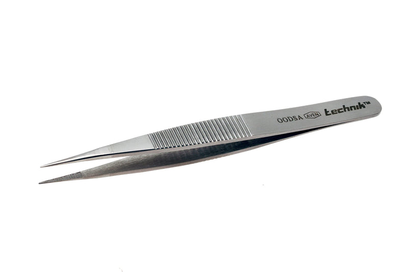 Aven 18475USA 6 Piece Technik Precision Tweezer Set, Stainless Steel 6" Length