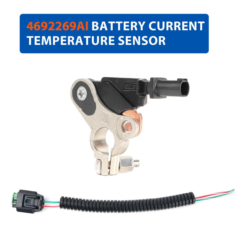 4692269AI Battery Current Sensor for 11-16 Chrysler 200 300/11-16 Jeep Wrangler Cherokee/13-17 Dodge Ram 1500 2500 3500 Charger Journey Challenger Viper/13-19 Fiat 500 Battery Sensor 4692269AI