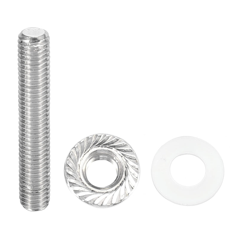 X AUTOHAUX 10pcs Stainless Steel Exhaust Manifold Bolt Stud Hardware for Honda for Acura B C D F H K Series Engines