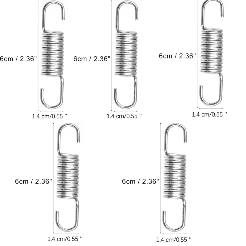 5 Pack Motorcycle Rear Brake Pedal Lever Return Spring Replacement Universal Foot Lever Tension Springs Parts for Harley Yamaha Kawasaki Suzuki Honda Dirt Bike Motorbike