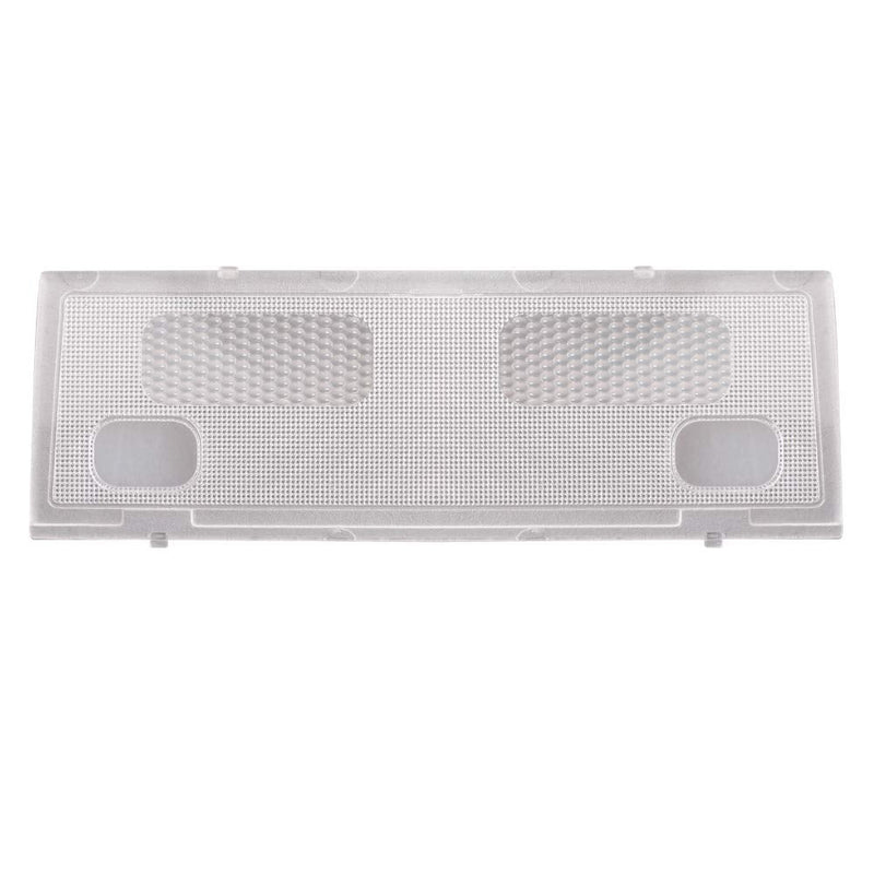 HERCOO Overhead Console Ceiling Cab Dome Lights Cover Lens Clear Frosted Housing for 15911049 Compatible with Chevy Silverado 2007-2014, Pack of 1