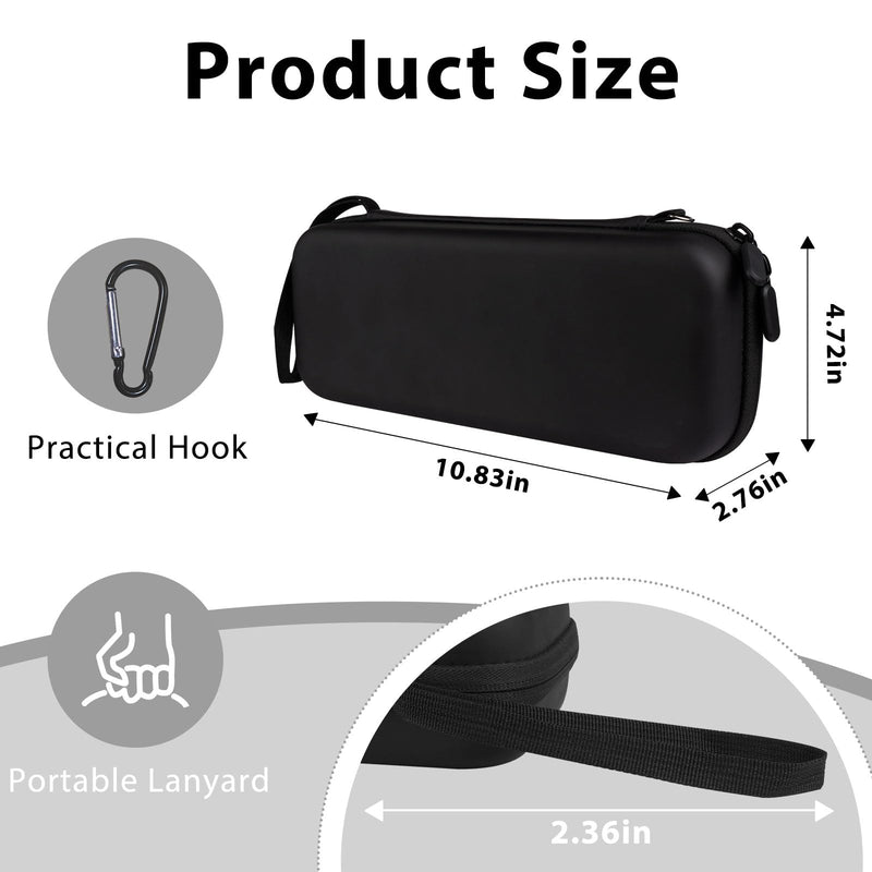 Stethoscope Case Compatible with 3M Littmann Classic III, Cardiology IV, Lightweight II S.E. Stethoscope Bag for MDF, ADC, Omron Stethoscopes, Nursing Essentials for Nurses Clinical Bag Black