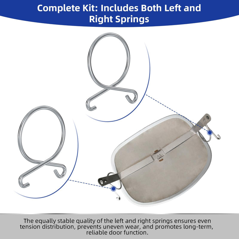 91-2718 Door Springs Fit for Market Forge Kit, One Pair-Right and Left Door Spring Compatible with Door Lift STM-E STM-ED STM-EDX STM-EL