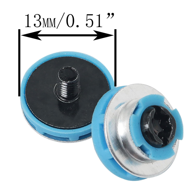 8PCS Replacement for Screws Isolation Grommet Mute Mounting HP 2.5'' Hard Drive Screw, Black