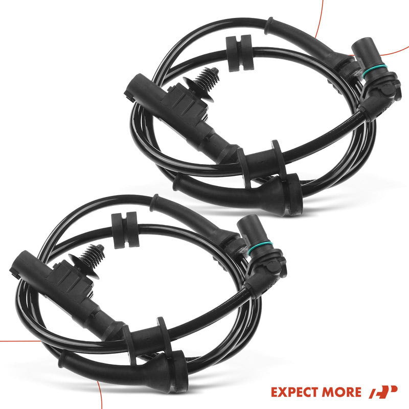 A-Premium 2PC Set Front ABS Wheel Speed Sensor Compatible with 2012 2013 2014 2015 Nissan Titan Armada 5.6L - Front Driver & Passenger Side, Replace# 47910-9FF0A