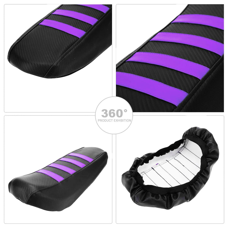 Dirt Bike Seat Cover for Surron Sur Ron Light Bee X/S Electric Bike Purple,High Elastic Leather