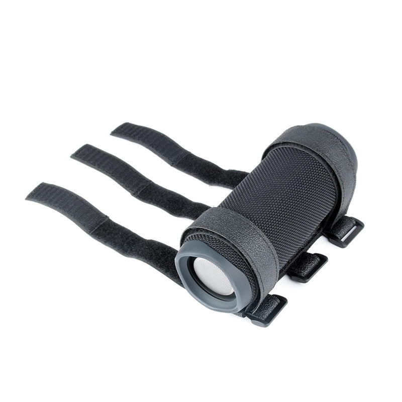 Adjustable Speaker Strap Holder, Portable Speaker Mount with Secure Adhesive Tape and Shock Absorption, for Bike Motorcycle ATV, Fits Diameter 6.5-8.8 Inch and