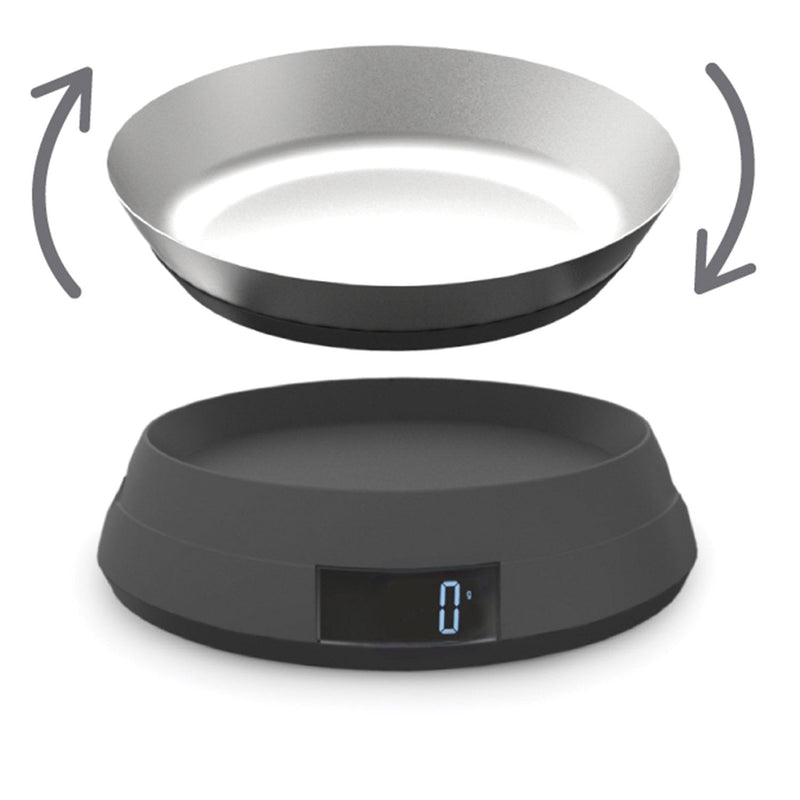 Joseph Joseph 40054 SwitchScale Digital Scale with Reversible Lid, Gray