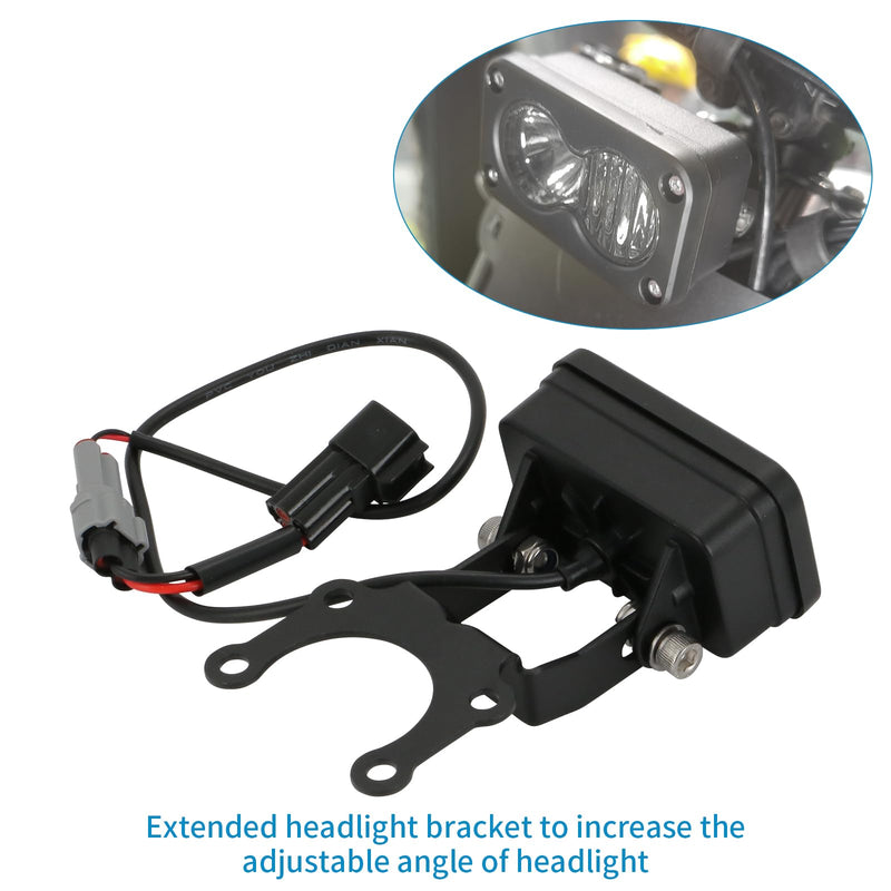 motoparty Upgrade Headlight Kit Fits for Talaria Sting R MX4 Sur-Ron Segway X260, with Adapter Harness, 20W 6000-6500K Upgrade Motorcycle Lights Bars Led Headlamp （3 Inch） Upgrade White