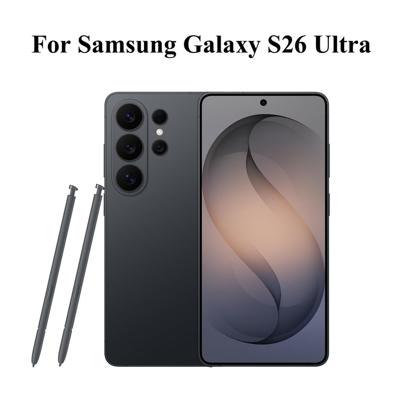 2Pcs S26 Ultra S Pen Replacement for Samsung Galaxy S26 Ultra Stylus,Black | Galaxy S26 Ultra Pen Replacement, Compatible with Samsung Galaxy S26 Ultra 5G All Versions SPen,4096 levels,EJ-PS948BBEGUJ Black