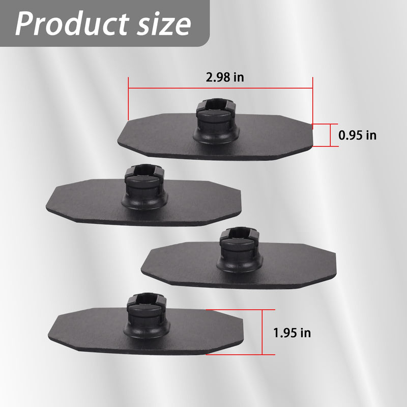 4 Pcs FL3Z5586B FL3Z 5586-B Rear Leaf Spring Insulator Bushing Inserts Compatible with 2015-2020 Ford F150,Rear Leaf Helper Spring Insulator Pad Replaces FL34 5586-AA