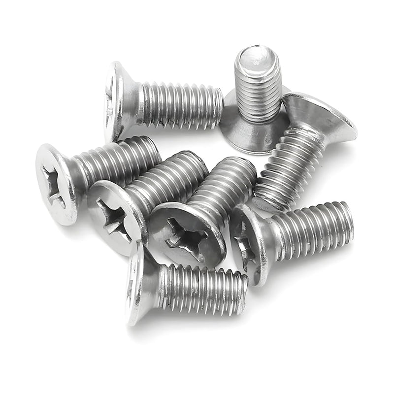 Mandark 8PCS Stainless Steel Car Screw Rotor Brake Disc Retaining, OEM#93600-06014-0H Auto Retaining Screws Replacement for Front and Rear Rotor, Compatible with Civic, Accord, Odyssey 8 Pcs