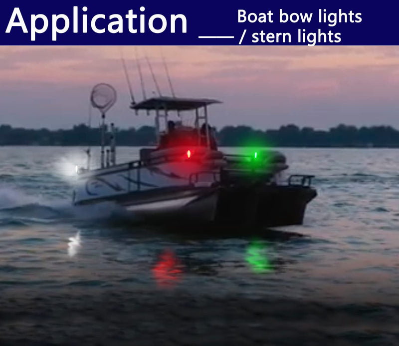 Amzonly 6Pack Kayak Lights for Night Kayaking- Battery Operated Navigation Lights for Boat, Jet Ski, Dinghy and Paddle Board