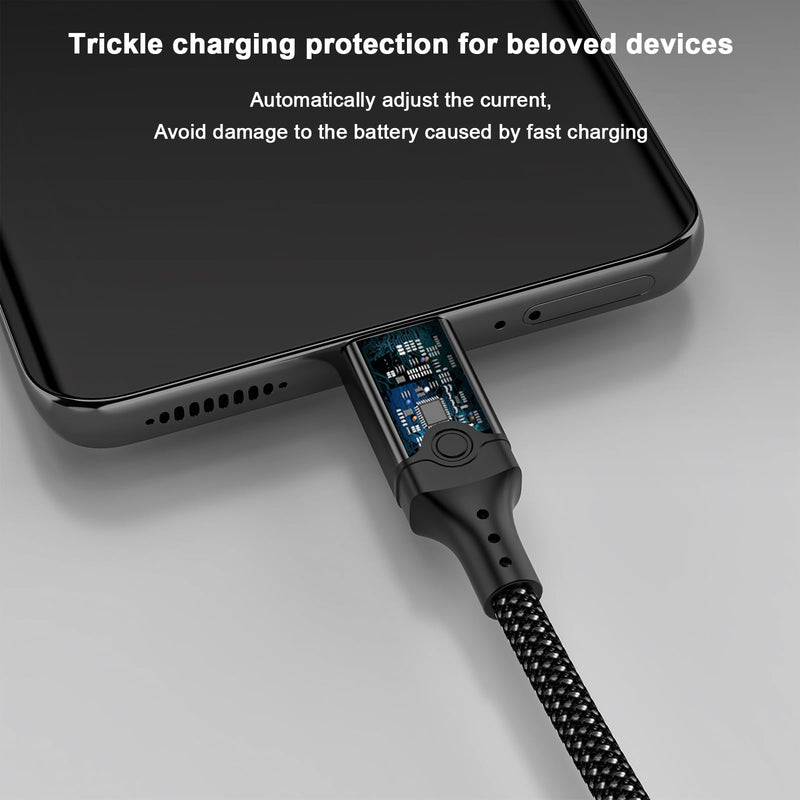 Thunderbolt 4 Cable 6.6ft with 40Gbps Sync, 240W Charging, 8K/5K@60Hz Display for MacBook, SSD, iPhone 16/15, Docking, eGPU, Monitor